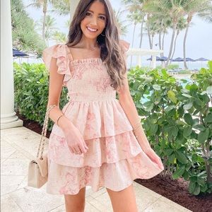 Express ruffle dress
